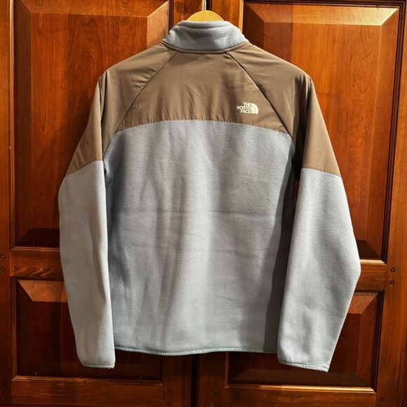 NWT The North Face Women's Glacier Heavyweight 1/2 Zip Fleece Blue Gray Size L - Picture 4 of 16